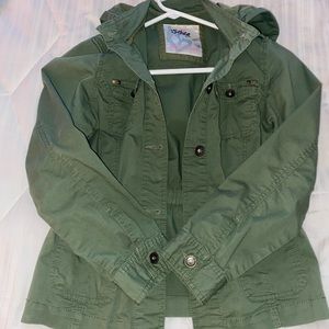 Girls Green Justice Jacket size 10